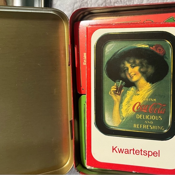 Antique Coca -Cola Serving trays with rare playing cards - Picture 6 of 9
